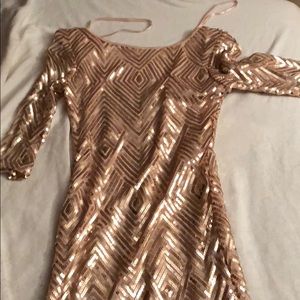 Rosegold dress